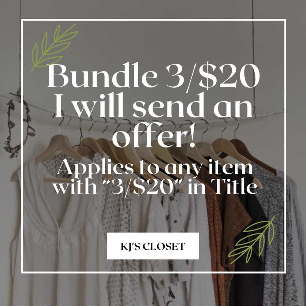 Bundle 3/$20 Offer